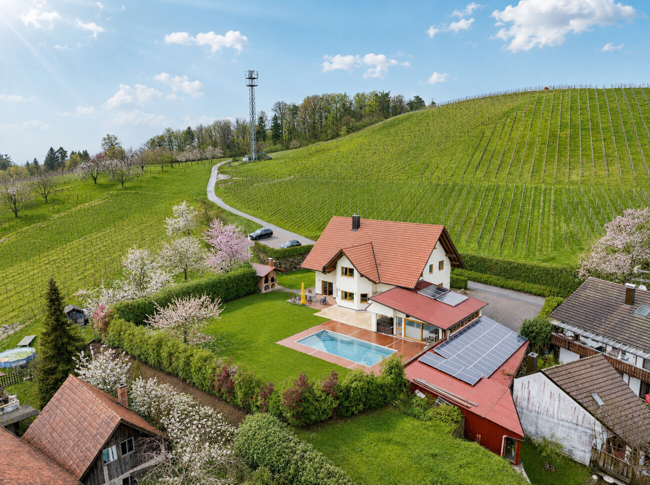 Schwarzwaldtraum am Weinberg mit Garten und Pool